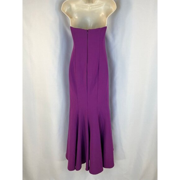 Likely Purple Strapless Formal Mermaid Gown $398 - Picture 6 of 8